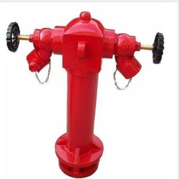 2-Way Pillar Double Outlet Fire Hydrant Hellog
