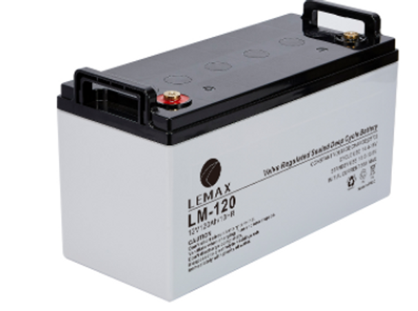 AGM Battery Rechargeable VRLA 12V 120AH Lemax
