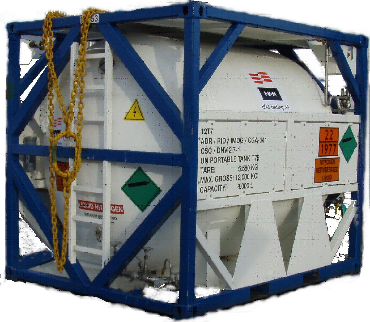 Cryogenic Liquid Nitrogen storage tanks