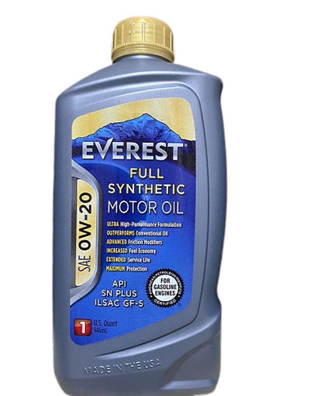 Everest 0W-20 Full Synthetic Motor Oil