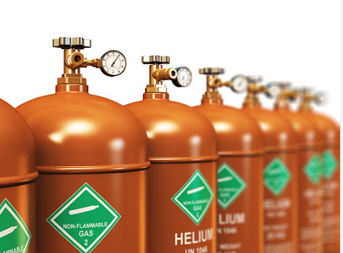 Helium gas