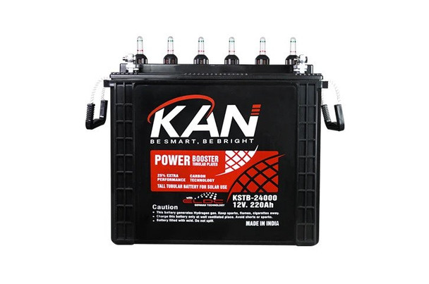 Kan 12v. 220AH Solar Tubular Battery