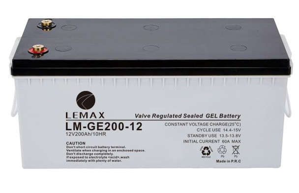 LEMAX GEL Battery LM-GE-12V200AH