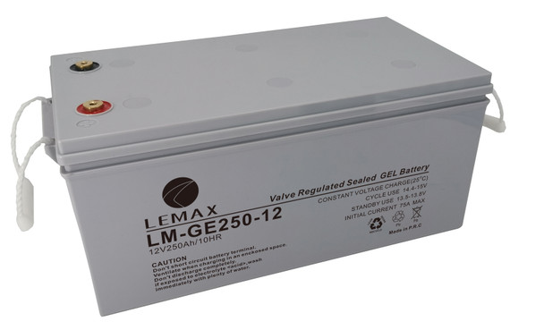 LEMAX GEL Battery LM-GE-12V250AH