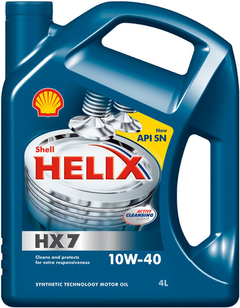 Shell Helix HX7 10W-40 Synthetic Engine Oil