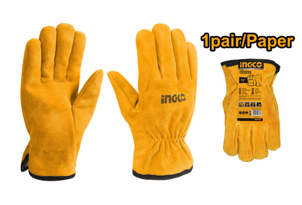 Welding Leather gloves - INGCO HGVW02